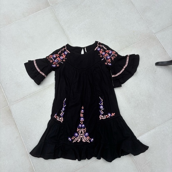 🌸 Boho Floral Embroidered Tunic Dress – XS 🌸 - Picture 6 of 6